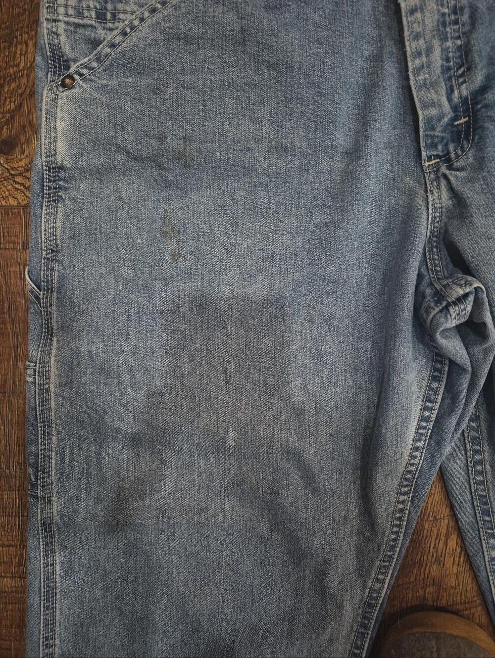Vintage Lee Dungarees Carpenter Jeans Y2K Baggy Loose 38 X 30